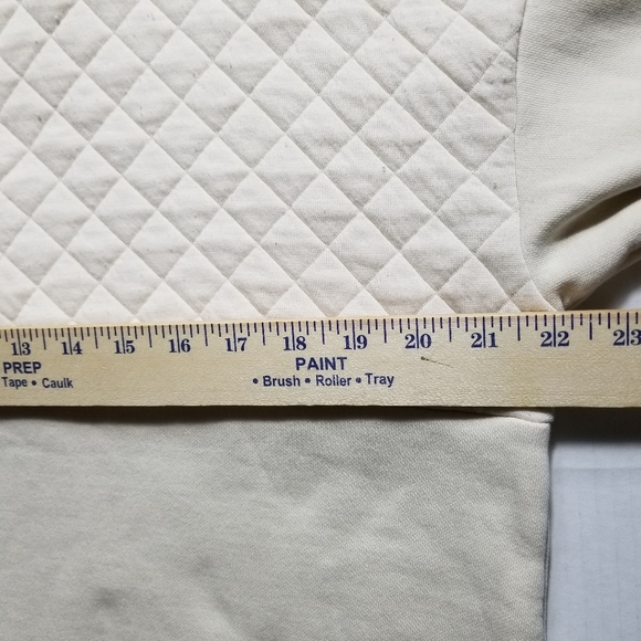 COLUMBIA WOMEN'S CREAM PULLOVER SWEATSHIRT SIZE LARGE - Picture 8 of 12